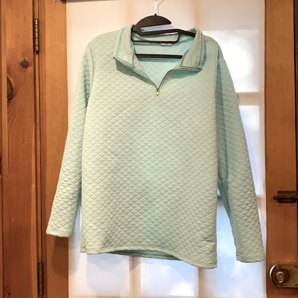 Mint green long sleeve pullover
